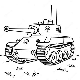 Ww2 Tank Coloring Pages