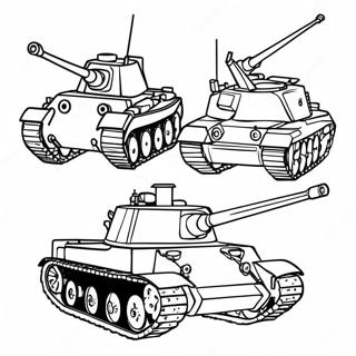 Ww2 Tank Coloring Page 20671-16626