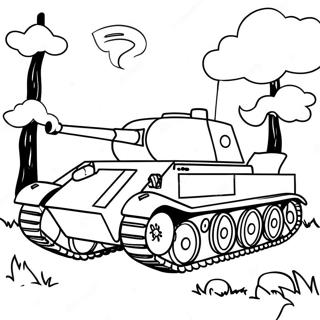 Ww2 Tank Coloring Page 20671-16628