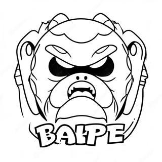 Bape Logo Coloring Page 20691-16642