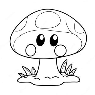 Mario Mushroom Coloring Pages