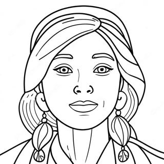 Face Coloring Page For Kids 2071-1704