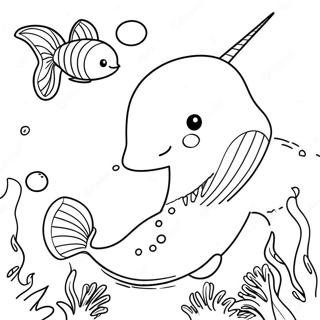 Not Quite Narwhal Coloring Page 20721-16670