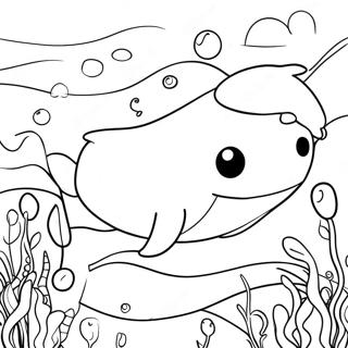 Not Quite Narwhal Coloring Page 20721-16671