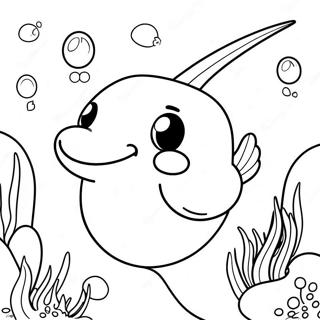 Not Quite Narwhal Coloring Page 20721-16672