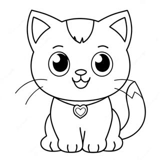 Super Kitty Coloring Page 20731-16674