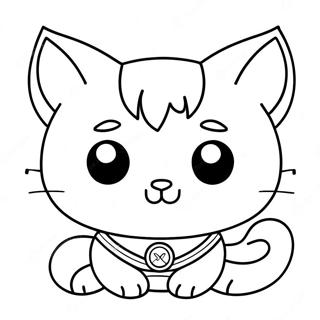 Super Kitty Coloring Page 20731-16675