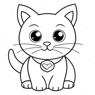 Super Kitty Coloring Page 20731-16676