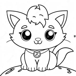 Adventurous Super Kitty Coloring Page 20732-16678