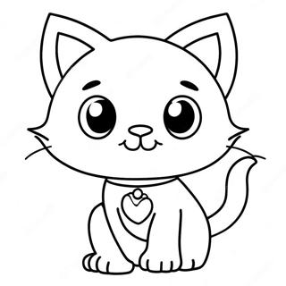 Adventurous Super Kitty Coloring Page 20732-16679