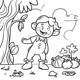 Jack And The Beanstalk Coloring Page 20741-16689