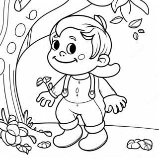 Jack And The Beanstalk Coloring Page 20741-16691