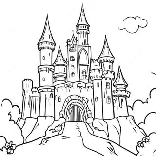 Giant S Castle Coloring Page 20742-16686