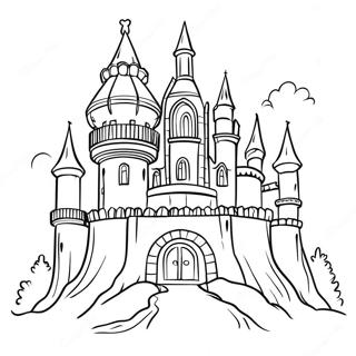 Giant S Castle Coloring Page 20742-16687