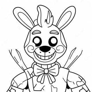 Creepy Nightmare Bonnie Coloring Page 20752-16709