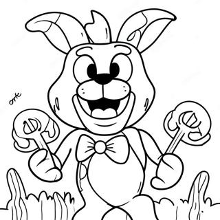 Creepy Nightmare Bonnie Coloring Page 20752-16712