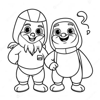 Vlad And Niki Adventure Coloring Page 20761-16698