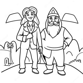 Vlad And Niki Adventure Coloring Page 20761-16700