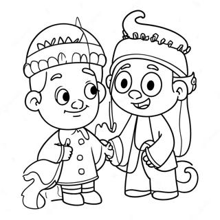 Vlad And Niki Fun Activities Coloring Page 20762-16703