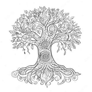 Tree Of Life Coloring Pages