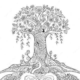 Tree Of Life Coloring Page 20801-16740