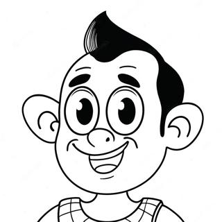 Jimmy Neutron Coloring Page 20811-16746