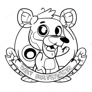 Fnaf Security Breach Logo Coloring Page 2081-1706