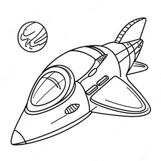 Spaceship Coloring Pages