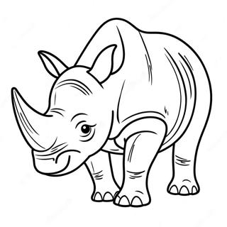 Rhino Coloring Page 20831-16753