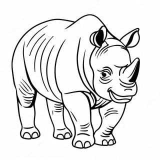 Rhino Coloring Page 20831-16754