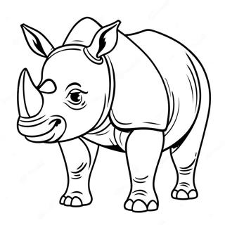 Rhino Coloring Page 20831-16755