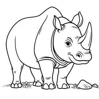 Rhino Coloring Page 20831-16756