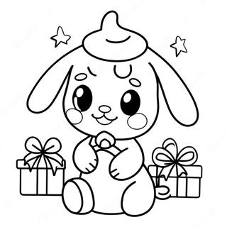 Cinnamoroll Christmas Coloring Page 20841-16766