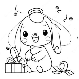 Cinnamoroll Christmas Coloring Page 20841-16767