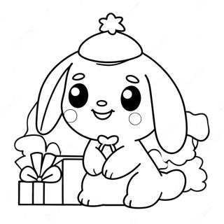 Cinnamoroll Christmas Coloring Page 20841-16768