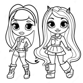 Fashion Bratz Coloring Pages