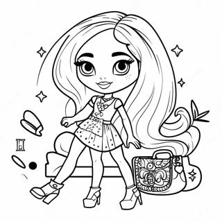 Fashion Bratz Coloring Page 20871-16790