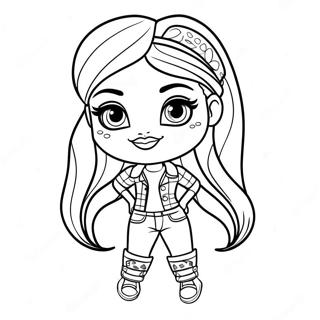 Stylish Bratz Fashionista Coloring Page 20872-16793