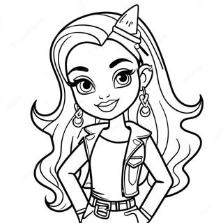 Stylish Bratz Fashionista Coloring Page 20872-16794