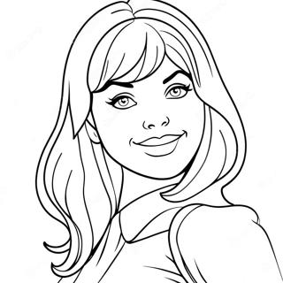 Gwen Stacy Coloring Page 20901-16813