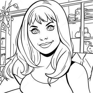 Gwen Stacy Coloring Page 20901-16814