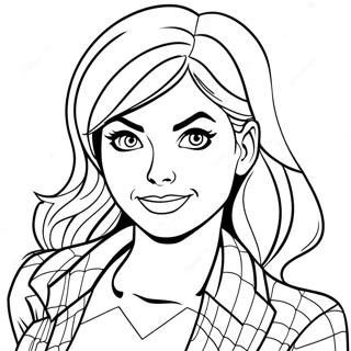 Gwen Stacy Coloring Page 20901-16815