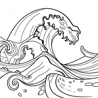 Tsunami Coloring Page 20911-16823