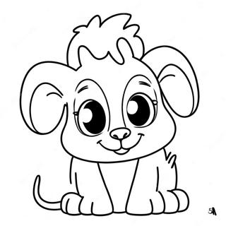 Funny Sarcastic Animal Coloring Page 2092-1717