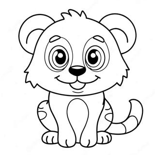 Funny Sarcastic Animal Coloring Page 2092-1719