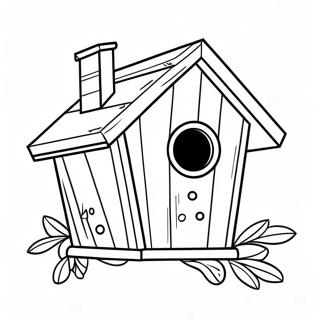 Bird House Coloring Page 20941-16847