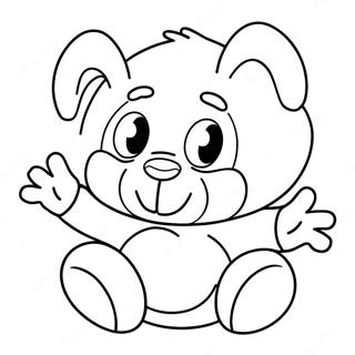 Huggy Wuggy And Kissy Missy Coloring Pages