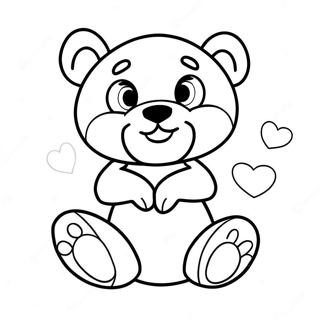 Huggy Wuggy In A Playful Pose Coloring Page 20952-16855