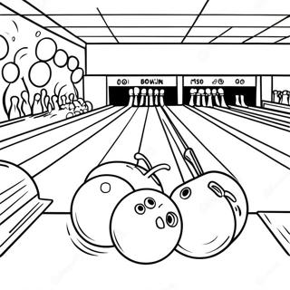 Bowling Coloring Pages