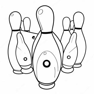 Colorful Bowling Pins Coloring Page 20982-16873